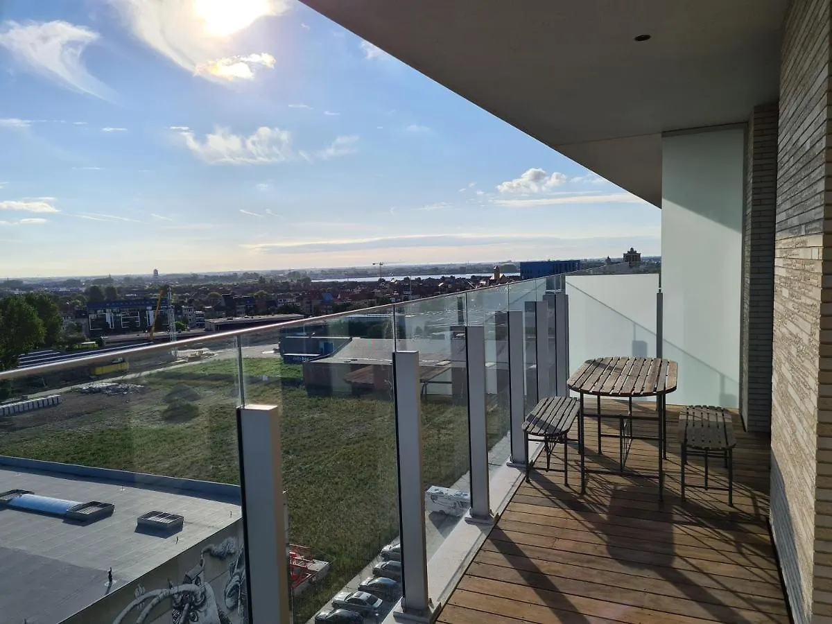Central Park Tower Sea View Residence With Pool And Gym Ostend Apartment